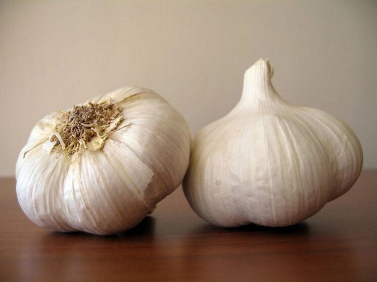 Garlic removes parasites