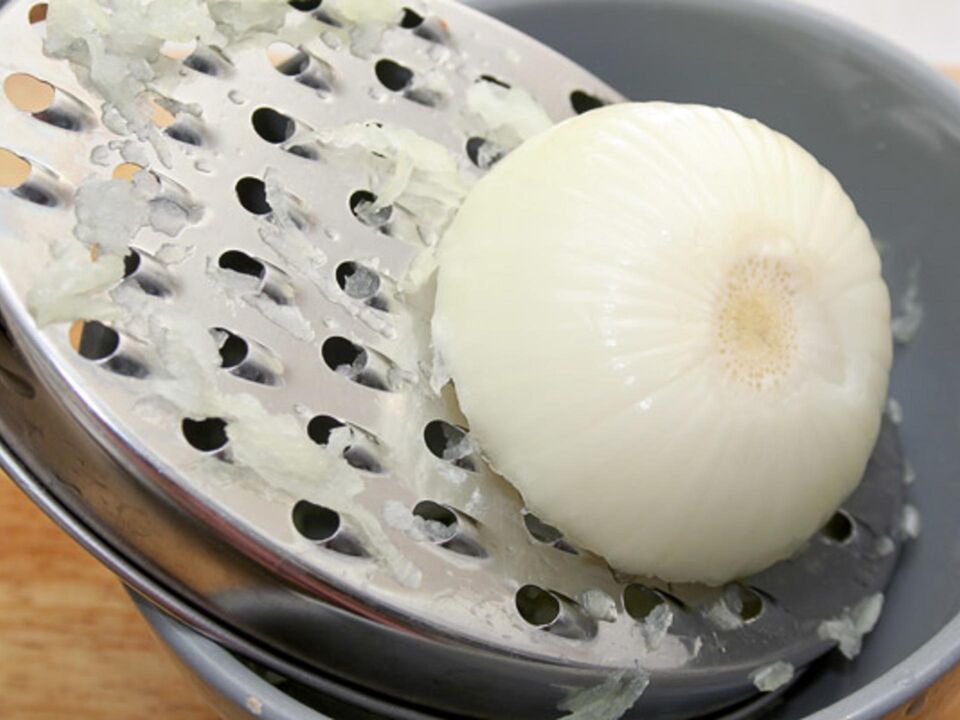 Grated onions can rid the human body of parasites