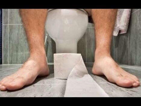Diarrhea is a common symptom of worm infection.