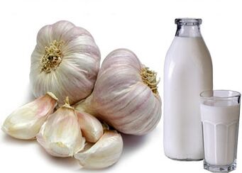 Milk and garlic fight parasites