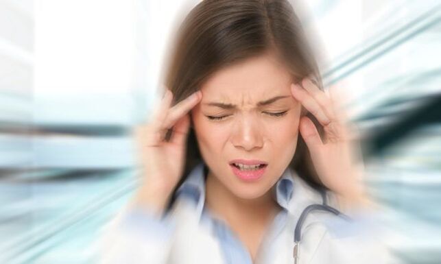 Dizziness when there are parasites in the body