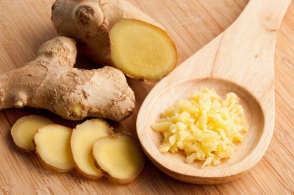 Ginger removes internal parasites